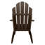 Chaise Adirondack en plastique avec table Anette-611446067