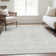 Premium Machine Washable Prisco Silver Rug