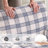 29" Wide Soft Plaid Fabric Accent Chair With Solid Wood Legs-120329945