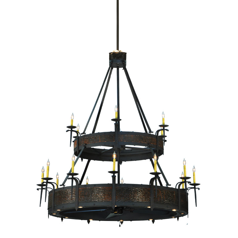 Rustic Lodge 34 - Light Chandelier