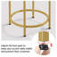 Table d'appoint ronde avec plateau en verre-2027567627