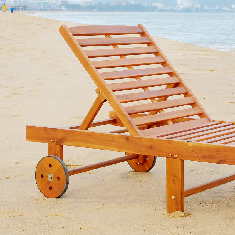 Chaise longue rembourrée Leul
