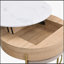 Table basse moderne à plateau relevable avec rangement et 3 repose-pieds, parfaite pour les espaces de vie élégants et fonctionnels-89882802-89882803