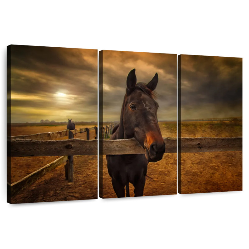 Farm Horse, 32" H x 50" W