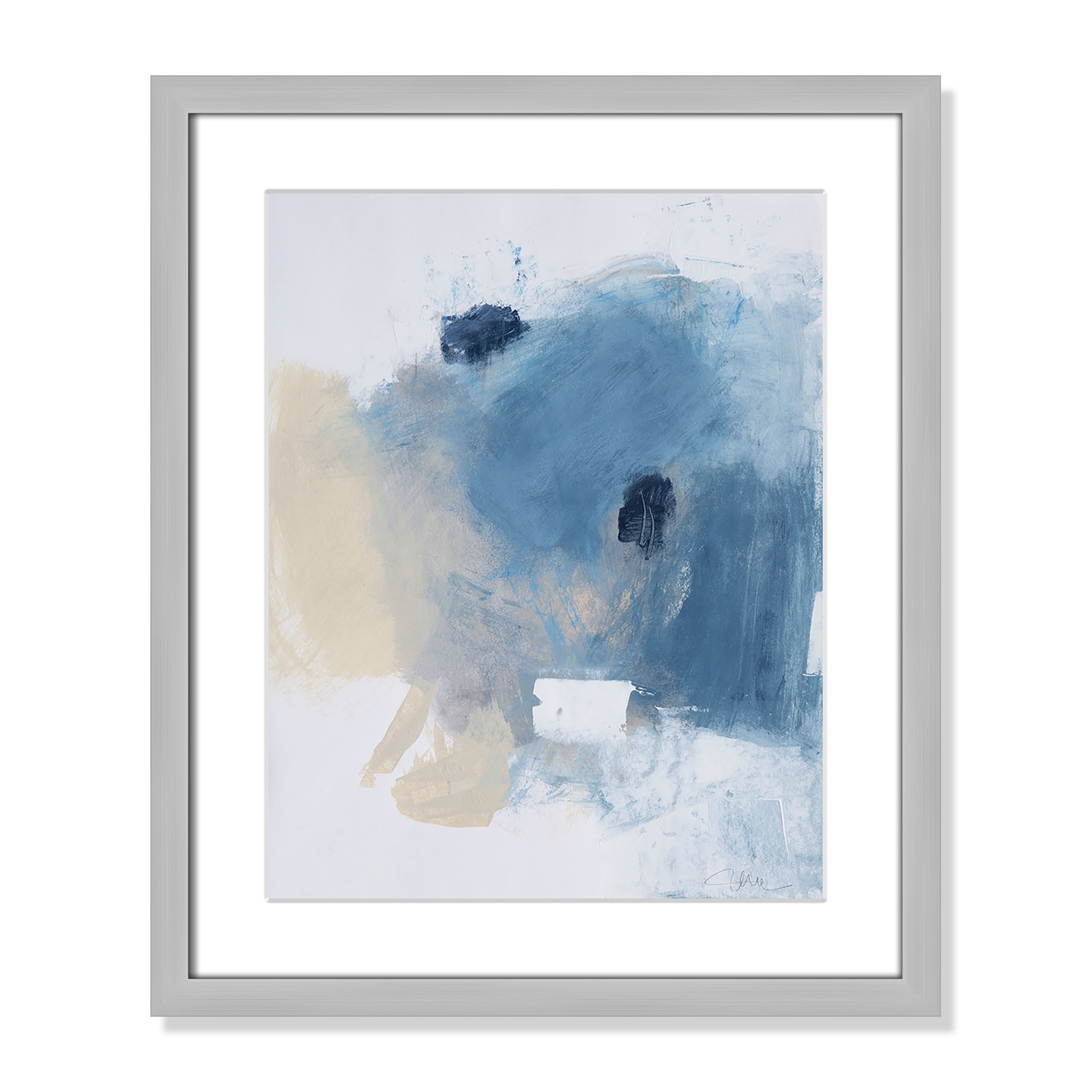 Coastal Carnival I Print by Casa Fine Arts, White, 19" H x 16" W x 1.25" D, Silver Single Picture Framed Paper