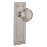 Mission Plate with Mission Door Knob