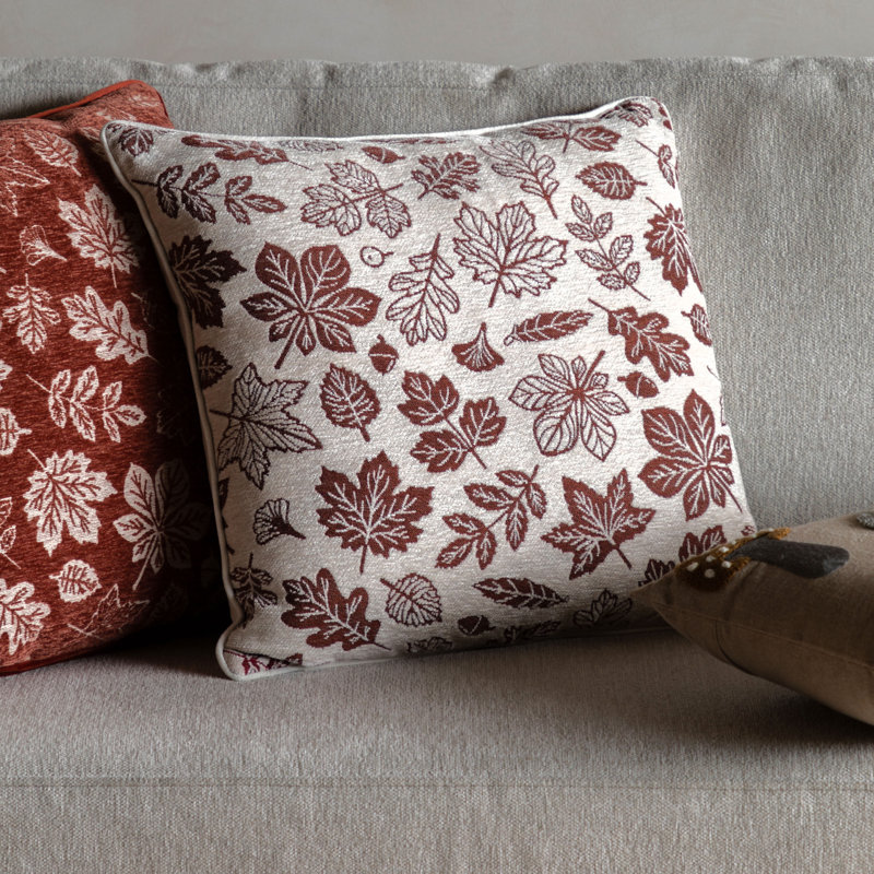 Square Throw Cushion, Cream