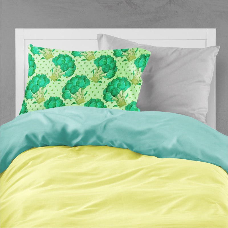 Taie d’oreiller aquarelle : brocoli