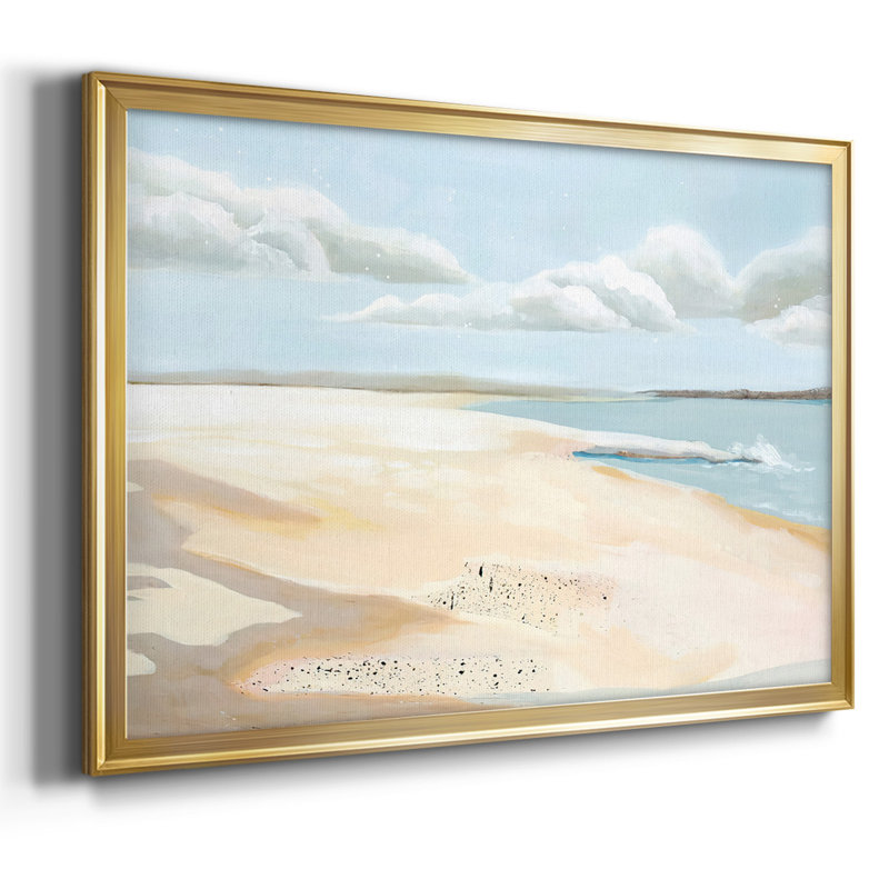 Sandy Getaway II, reproduction d'art sur toile, H 14 po x l 20 po x P 1,5 po, Or