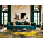  Tapis lavable Golden Columbine Southwestern-1835319499