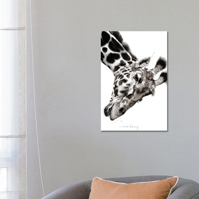Giraffe 1 Piece Wrapped Canvas Wall Art
