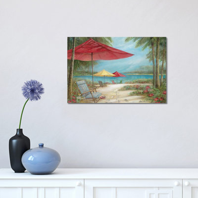 «Relaxing Paradise I» par Ruane Manning - reproduction d'art