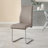 Lenworth Modern Chrome Metal and Glass Dining Table Set with 6 Luxury Faux Leather Dining Chairs-881681693