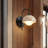 1-Light Wall Sconce Yellow Travertine