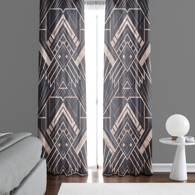 Semi Sheer Curtain Panel Pair