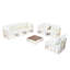 Ensemble de canapé modulaire de patio en métal 7 pièces Modern Minimalist-132686062