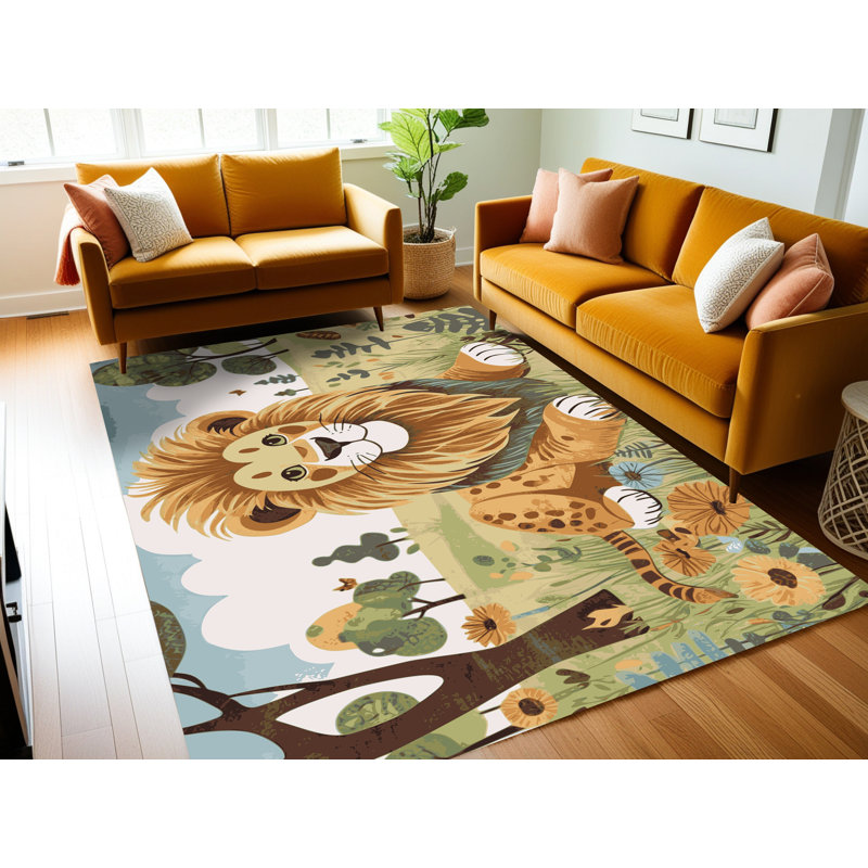 Tapis pour enfants East Urban Home, Rectangulaire 8 pi x 12 pi