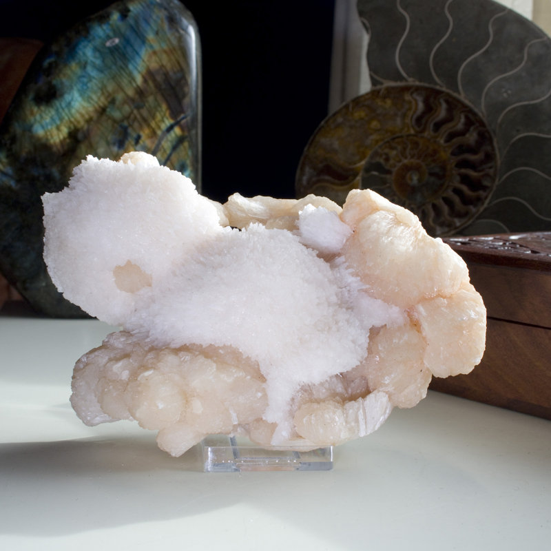 Scolécite sur Stilbite