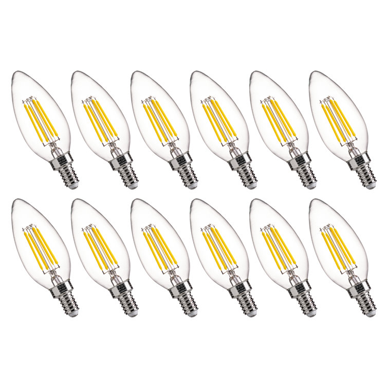 B11E12 40 Watt Equivalent B10 E12/Candelabra Dimmable 5000K LED Bulb