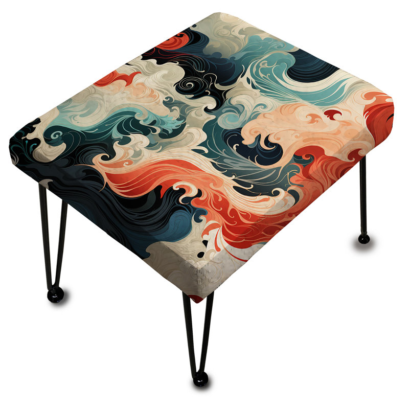 Calligraphy Essence - Oriental Rectangle Ottoman