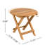 Table d'appoint en bois pliable, réglable et portable, finition, idéale pour les rassemblements Table d'appoint sans assemblage, pliable, s'adapte à côté