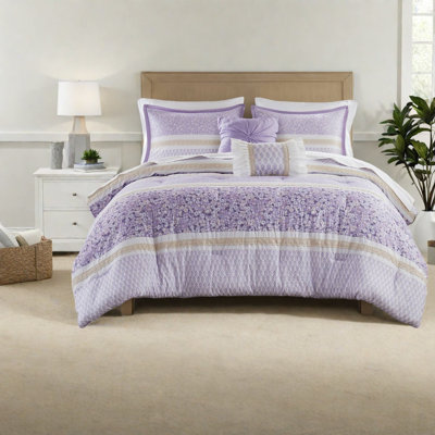 Ensembles de literie Chic Comfort, microfibre double / grand avec style campagnard floral