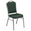 Chaise empilable en vinyle de luxe NPS® 9300 Series, assise bleu nuit / structure argentée-32255171-32255182
