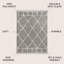 Tapis gris / ivoire Cantera-780537135