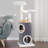  PETMAKER 45in Cat Tree with Kitty Condo, Grey