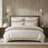 Luxurious Large Linen Bedding Sets, King/cal King, Modern Home Style