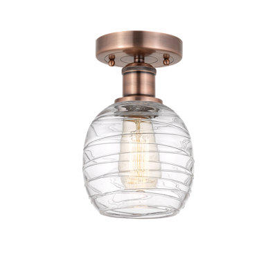 Magreb Glass Semi Flush Mount