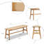 Banc en bois Hynda