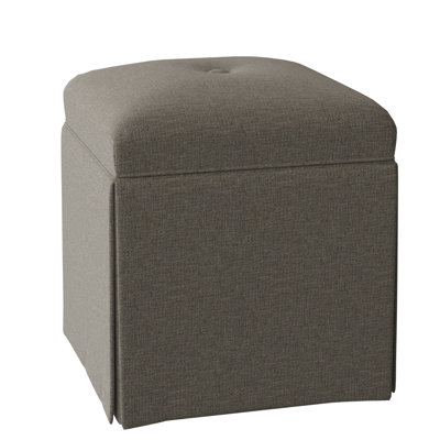 Linden 19" Wide Square Storage Ottoman