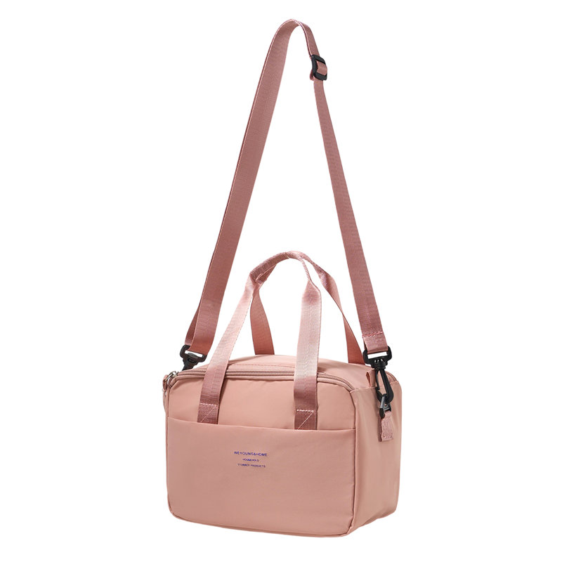 Portable Insulated Lunch Bag, Pink