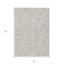 Tapis intérieur beige lavable abstrait HomeRoots 5 pi x 8 pi