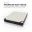 Matelas hybride double face haut de gamme 12/14 po, sensation réversible moyenne / ferme, mousse viscoélastique rafraîchissante avec housse antistatique en cachemire, certifié CertiPUR-US, SGS Fire et Oeko-TEX-706268967-706268978