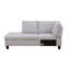 Ensemble de canapé modulaire en flanelle 2 pièces Nova gris-1900339934-1900339932