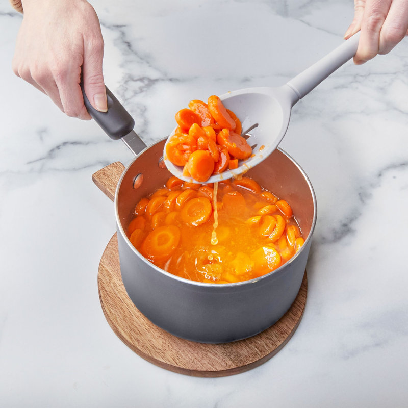 Ustensile de cuisine à cuillère profonde en silicone anti-adhésif Tovolo Flex-Core, Gris