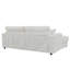 Chaise longue d'intérieur en velours côtelé avec coussins 86 po Giddings-111675544