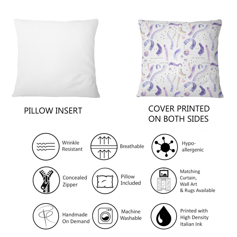Coussin Minimal Lavender