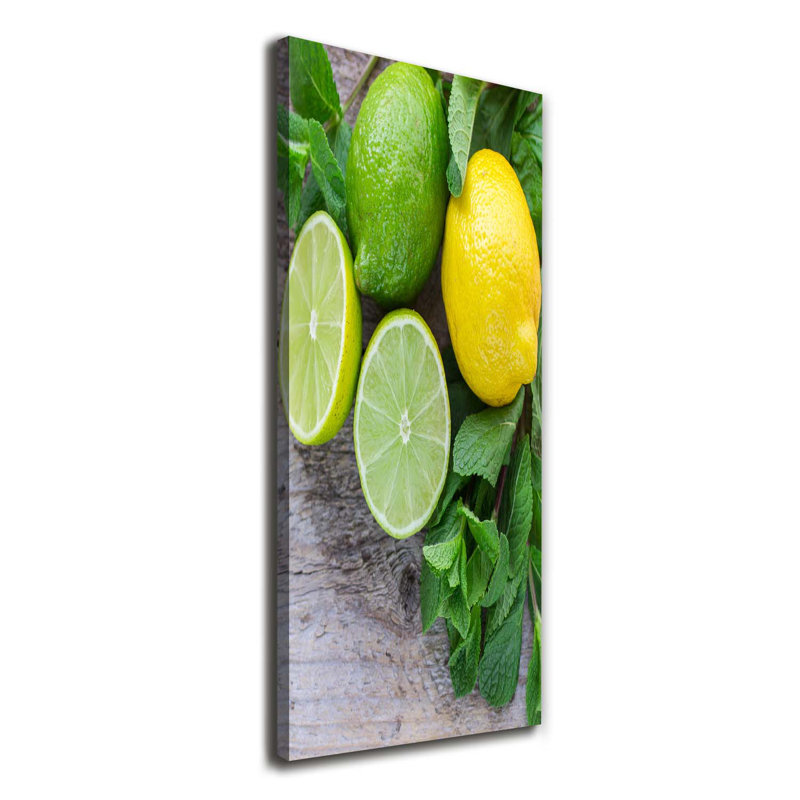 Limes And Lemon - Wrapped Canvas Print