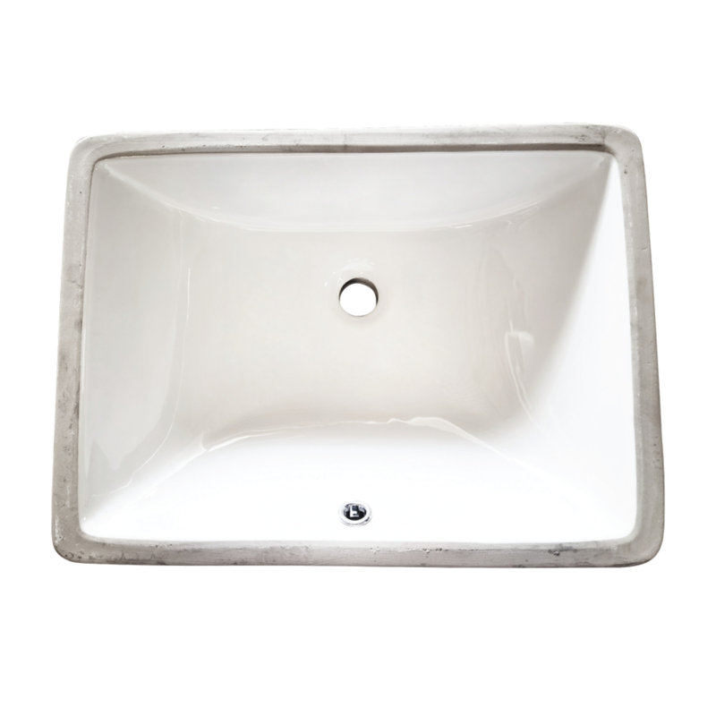 Kingston Brass Grotto 20-Inch Ceramic Undermount Bathroom Sink