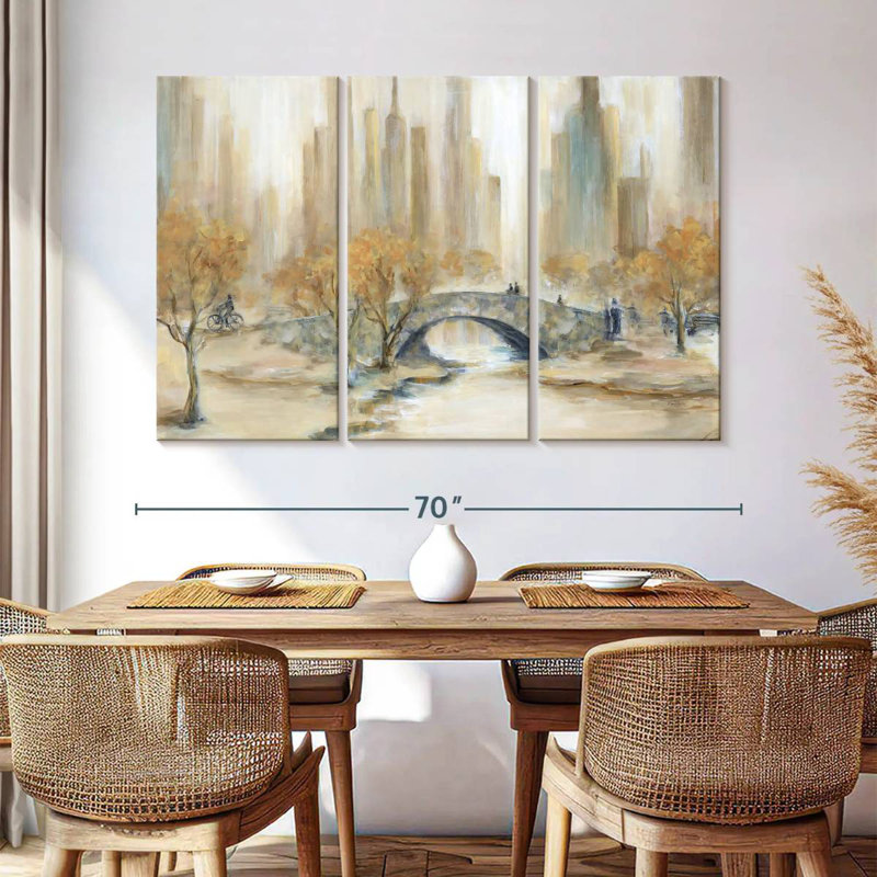 Sireci Empty Central Park, 42" H x 65" W