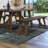 Cascais Dining Bench with Farmhouse Base-98554830