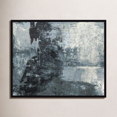 Fresno "Black and Grey and Blue III" Print