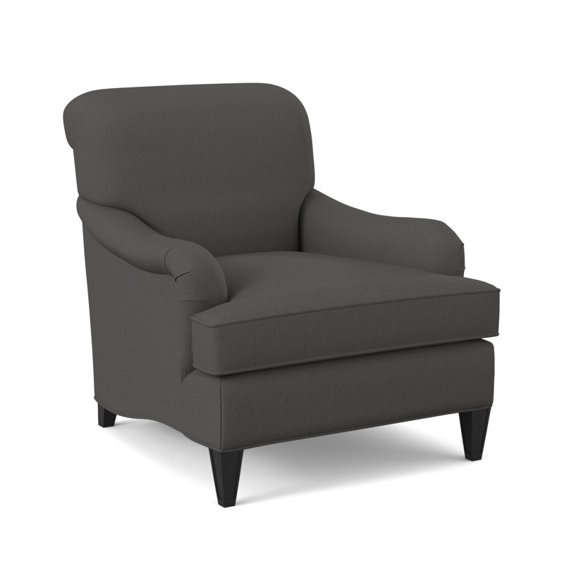 Bristol Upholstered Armchair, Espresso, Margaret Lipstick