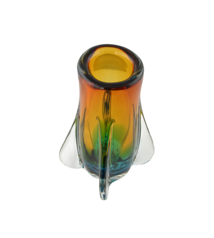 Vase en verre 11 pouces Rainbow