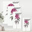 Fleur rose rétro - peinture sur toile-59724890-59778651