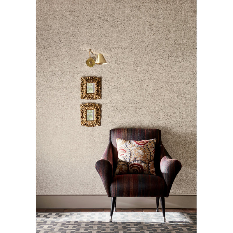 Kauri Wallpaper, Bone Black/Gold