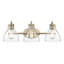 Meuble-lavabo 3 lumières 25,25 po Knightsdale - or moderne-901183550-901183525-901183549